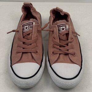 Converse All Star Chuck Taylor Womens 7-8 Mens 6 Low Top Sneakers Salmon Canvas